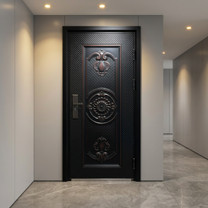 High End Pivot Armored Security Door Smart Digital Lock