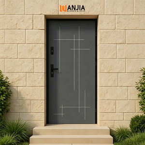 USA Standard Commercial Grade Aluminum Pivot Doors Front Entry Door Prehung Energy Efficient Exterior Door