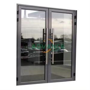 High-Performance Commercial Door with High-Impact Glass for Safety and Visibility
