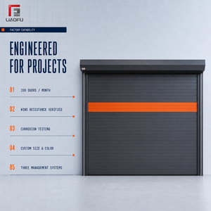 Residential Silent Roller Shutter Door Quiet Rolling Door For Villa Garage And Home Entrance