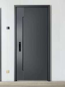 High-quality Custom Aluminum Entrance Doors Safe Soundproof And Fireproof