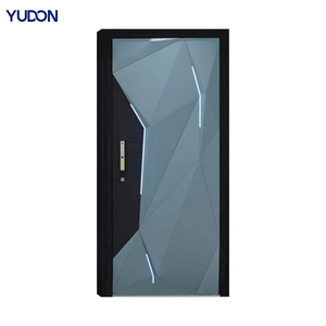 YUDON Modern Large Format Pivot Door Matte Blue
