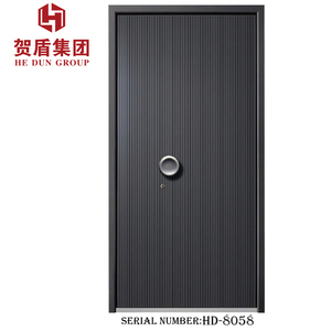 Cast Aluminum Security Door Entrance Doors for Home Embossed Relief Carving Moisture Resistance Sound Insulation Farmhouse