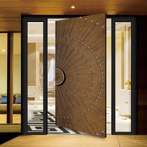 Aluminum Double Pivot Door Smart Lock