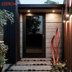 Energy Efficient Aluminum Entry Door Front Door Exterior Security Door for Homes and Commercial Use