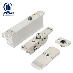 Stainless Steel 304 Top And Bottom Pivot Door Hinge Hydraulics-self Closing 360°Freely Rotatable Pivot Hinge For 300Kg Wood Door