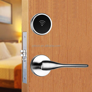 SS304 Stainless Steel Waterproof Anti-Theft Smart Electronic Split Hotel Lock With RFID MF Card Access For Hotel