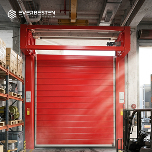 High Speed Spiral Door Aluminum Alloy Wind Resistant Exterior Entrance Door