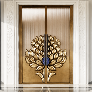 High Performance Modern Full Aluminum Security Door with Soundproof Thermal Insulation