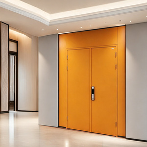 Modern Steel Entry Door Smart Lock 70mm Insulated Security