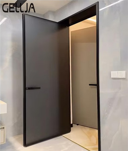 Metal Door Frame Doors Modern Indoor Contemporary Style Aluminium Alloy Glass Door