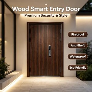 Steel Mother Son Security Door Side Opening Anti-Theft